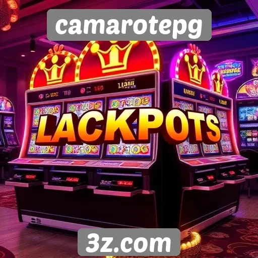 Destaques dos jackpots disponíveis no camarotepg