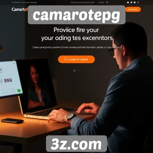Experiência do usuário no site camarotepg